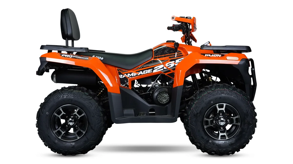 ATV RAMPAGE 265 สี Lava Orange
