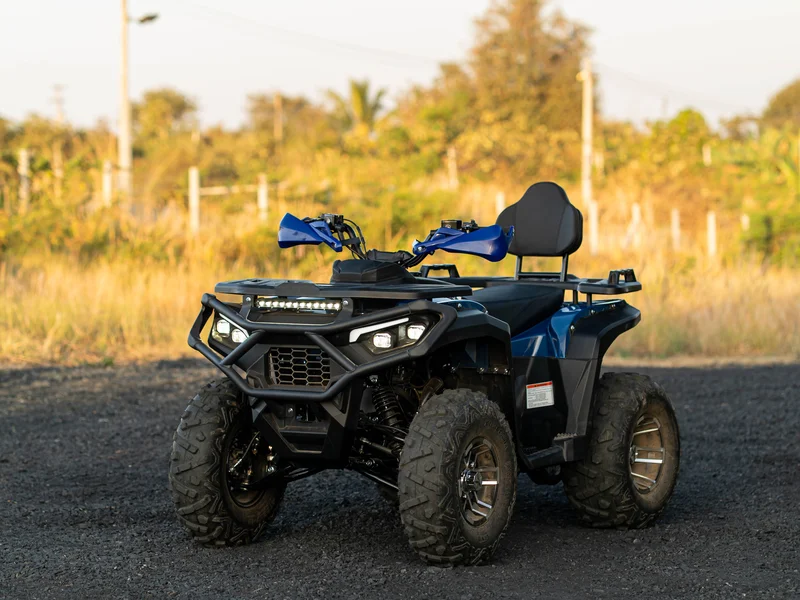 Blue ATV — Golden Hour